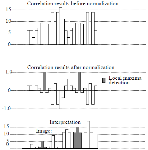 <b> Figure 4.</b> Example of Difference 1D mean correlation