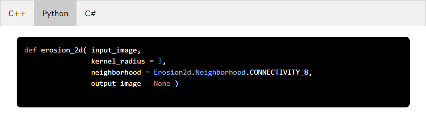 <b> Figure 2.</b> Multi language programming syntax